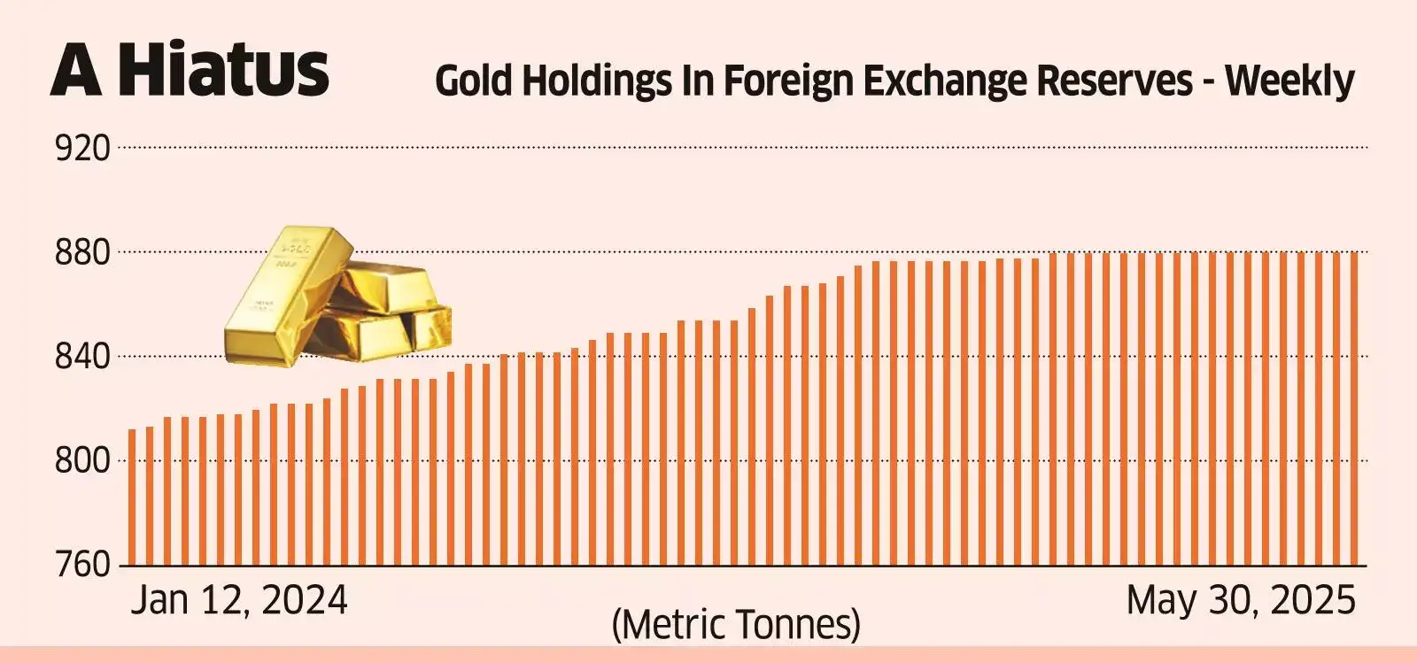 RBI gold purchases FY26: RBI holds steady on gold purchases amid price ...