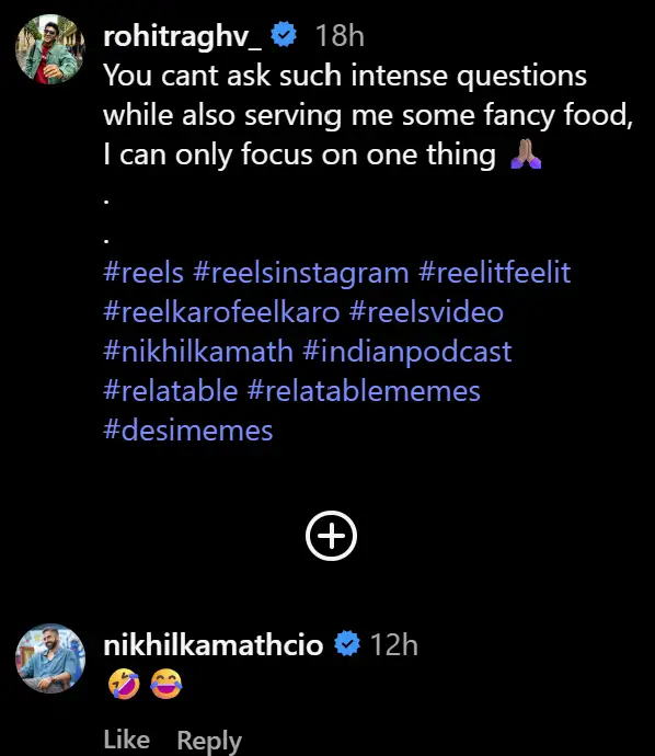 Nikhil Kamath reacts
