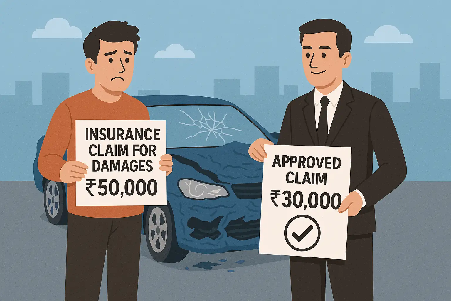 Got 25% lesser payment against car insurance claim for damaged motor parts? Know why and how to avoid it