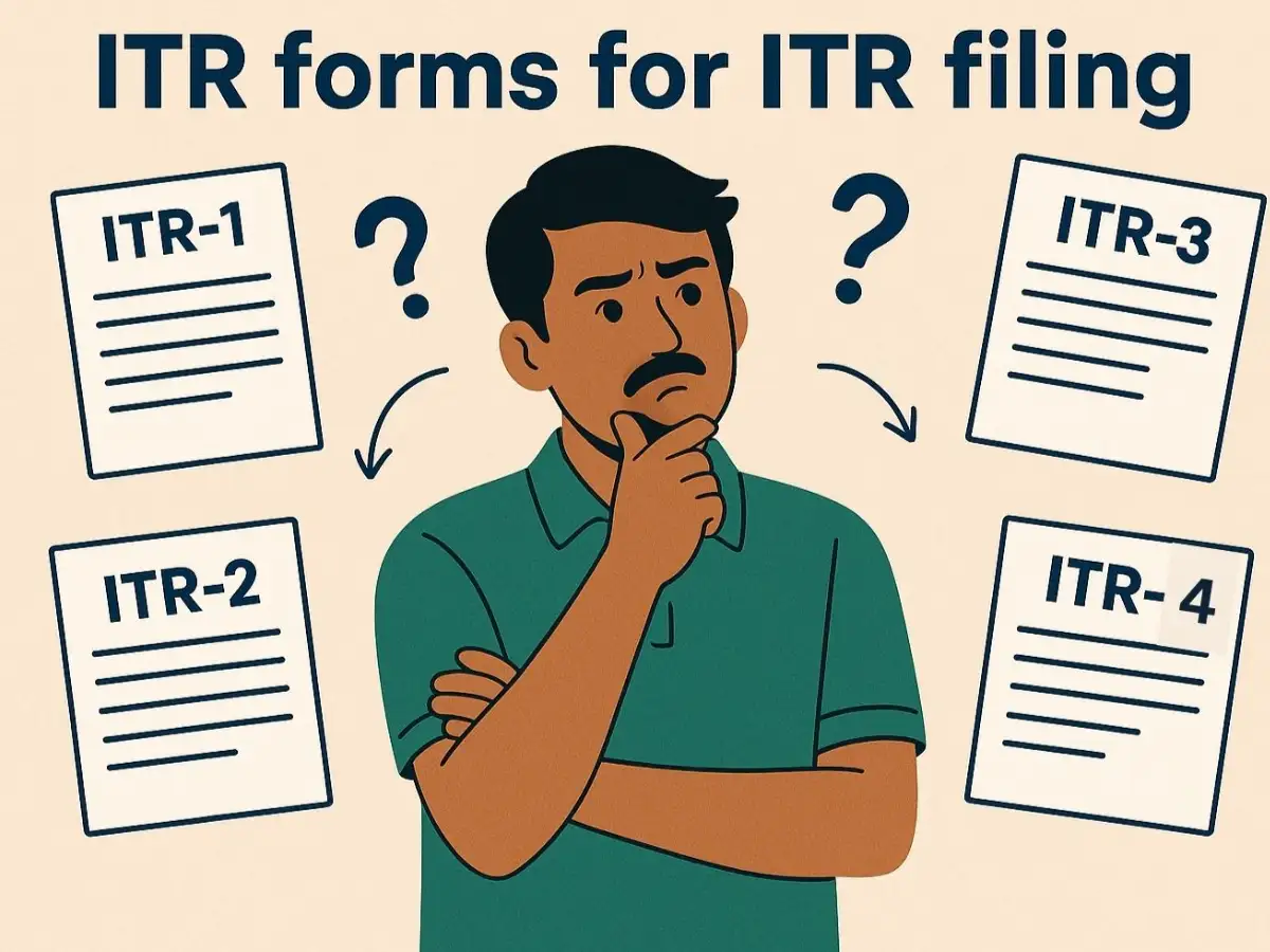 ITR-1, ITR-2, ITR-3 or ITR-4: Which form applies to your income for ITR filing FY 2024-25 (AY 2025-26)?