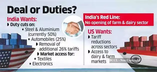 India, US race to finalise trade deal before August tariff hike - The ...