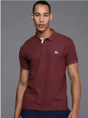 Image for HRXbyHrithikRoshanMenPoloCollarT-shirt