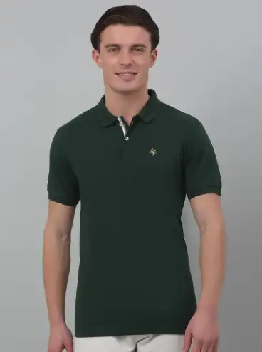 Image for CantabilPoloCollarHalfSleevesCottonT-Shirt