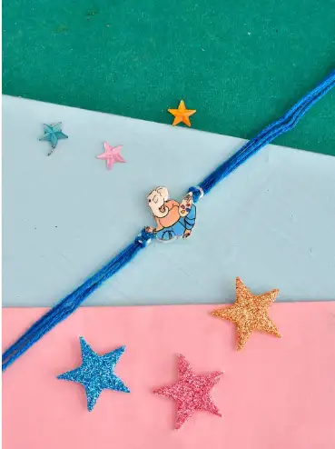 Image for VoyllaLordGaneshKidsThreadRakhi