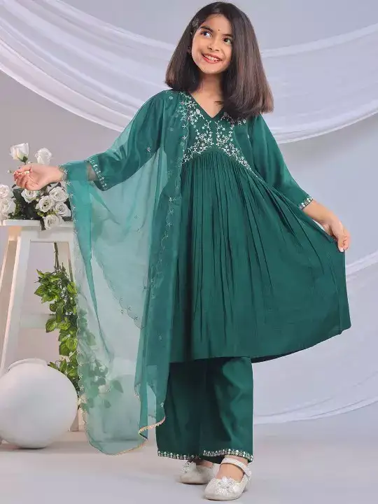 Image for Misbis-GirlsAnarkaliKurtawithPalazzo%26Dupatta