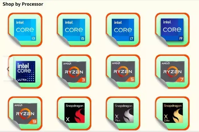 Image for ShopLaptopsbyprocessor
