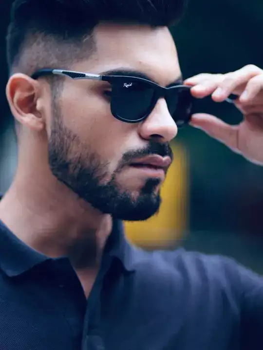 Image for RESISTEYEWEAR-BlackUV-ProtectedWayfarerSunglasses