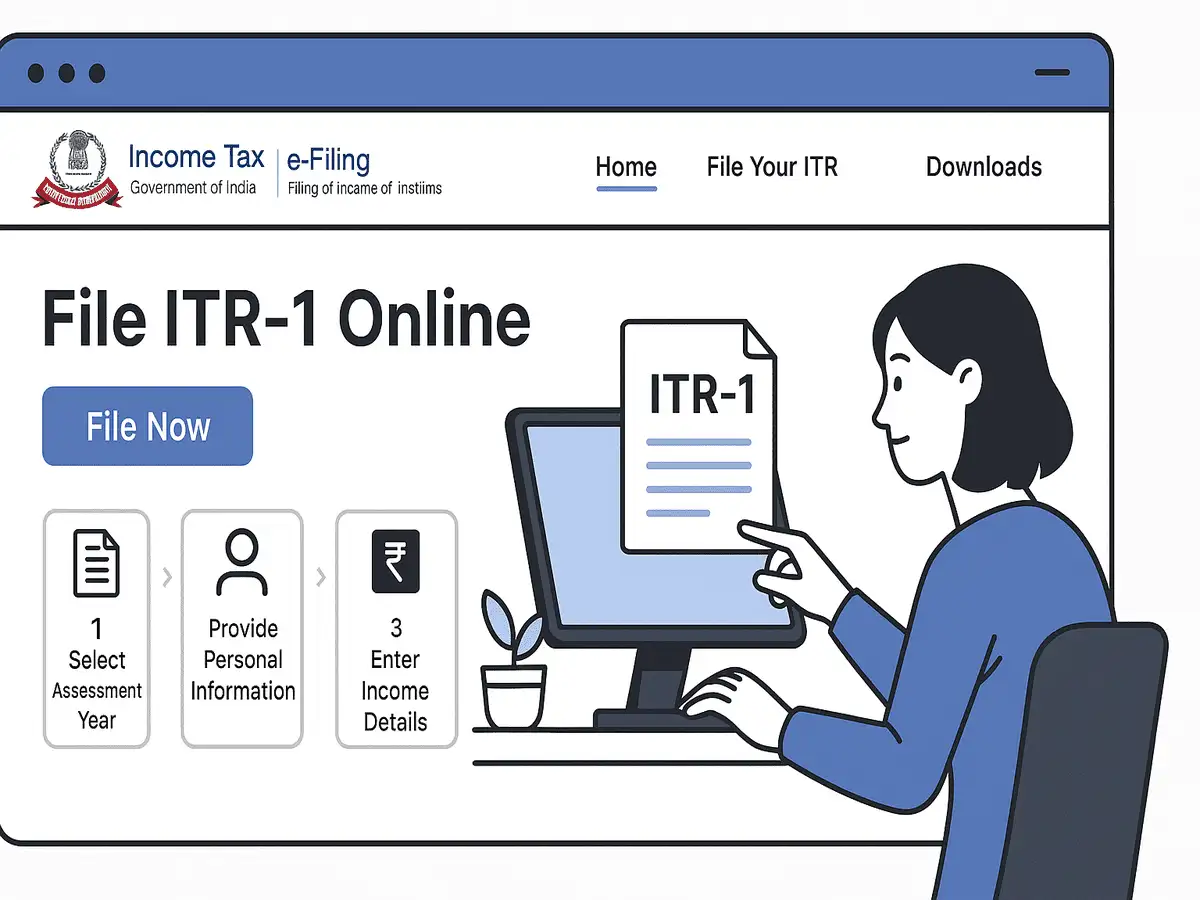 How to file ITR-1 online: A step-by-step guide for salaried taxpayers also having income from house property, LTCG and other source under new tax regime
