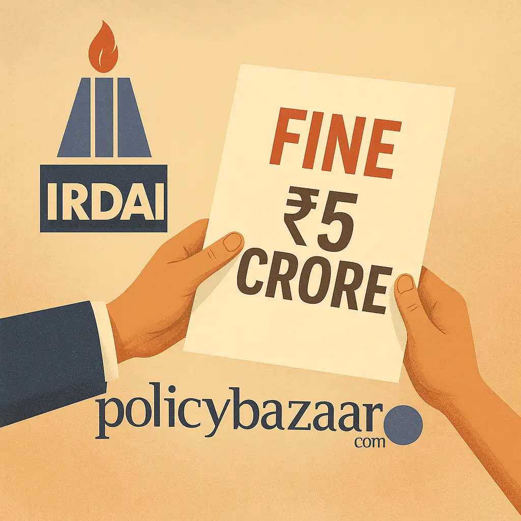 IRDAI penalizes Policybazaar Rs 5 crore for various violations including biased and misleading product promotions