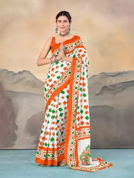 Image for Anouk-EthnicMotifsPureCottonBlockPrintSaree