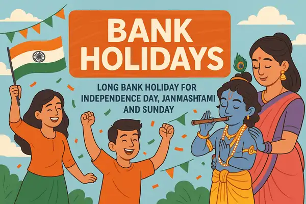 Bank holiday alert: Check if banks are closed on Independence Day, Janmashtami on Aug 15, 2025 and Aug 16, 2025?