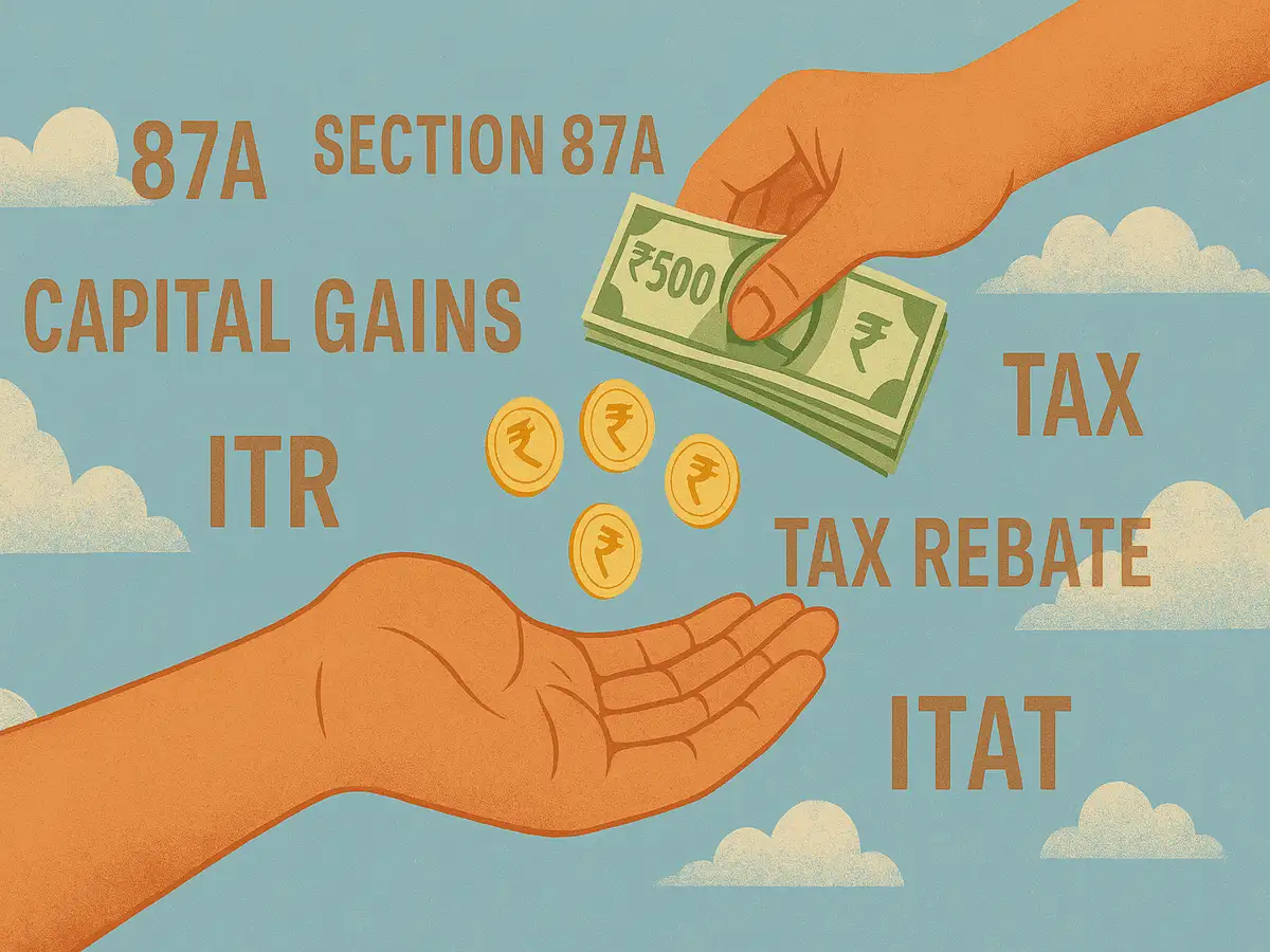 msid-123283584,imgsize-594563 Section 87A tax rebate can be claimed for short term capital gains income under new tax regime, rules ITAT Ahmedabad
