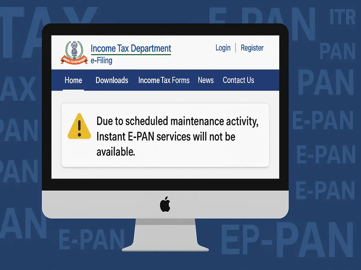 msid-123307241,imgsize-339732 No service for instant e-PAN to be available on these two days: ITR E-filing portal