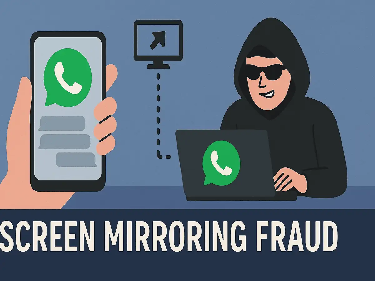 What is ‘WhatsApp Screen Mirroring Fraud’ that can drain your bank account and lead to identity theft? Learn how you can avoid it