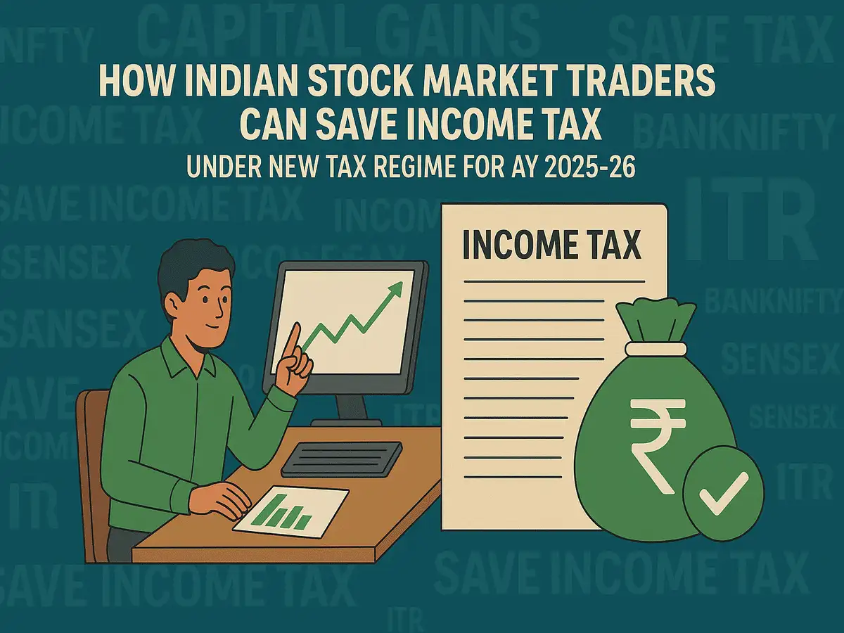 How stock market traders can reduce their capital gains tax even under new tax regime at the time of ITR filing