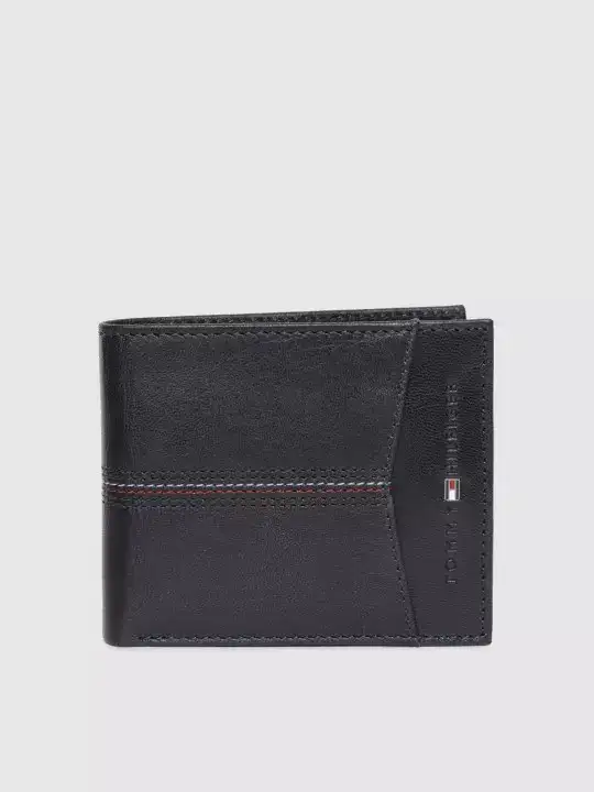 Image for TommyHilfiger-Men'sNavyBlueGenuineLeatherTwo-FoldWallet