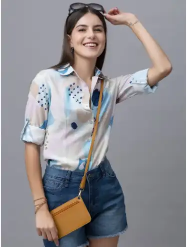Image for PURYSSmartPrintedCasualShirt