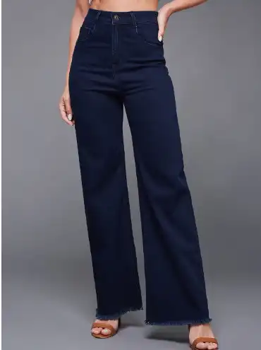 Image for MissChaseWomenWide-LegHigh-RiseStretchableDenimJeans