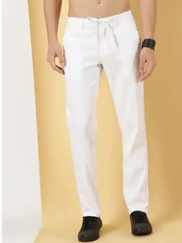 Image for ThomasScottMenSmartLinenCottonChinosTrousers