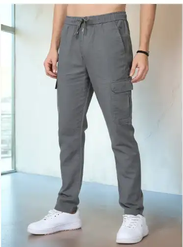 Image for NEVERNEUDMenRelaxedLazyLinenPants