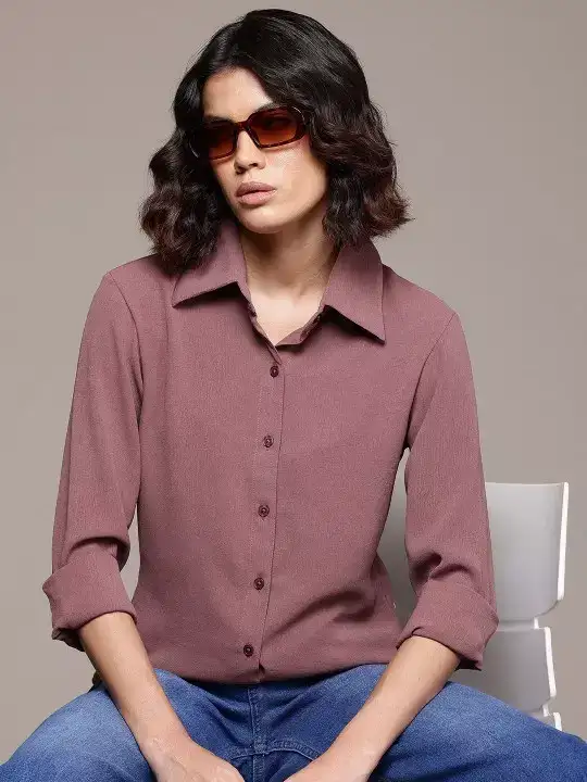 Image for Roadster-WomenStandardSolidFormalShirt