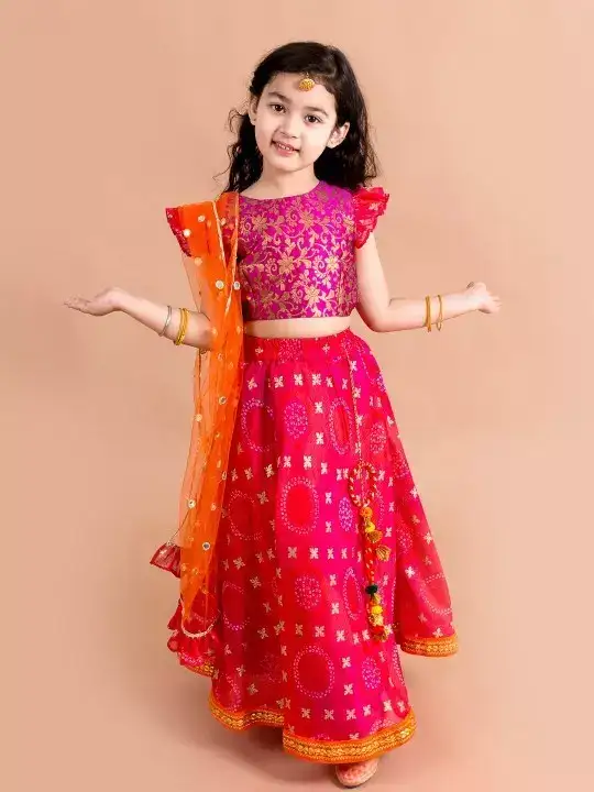 Image for Pspeaches-GirlsReadytoWearLehenga%26BlouseWithDupatta