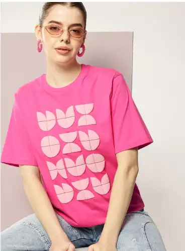 Image for DILLINGERGraphicPrintedRelaxedFitPureCottonT-shirt