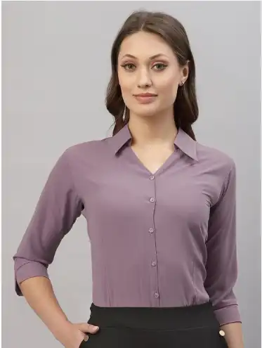 Image for SelviaWomenLavenderFormalShirt