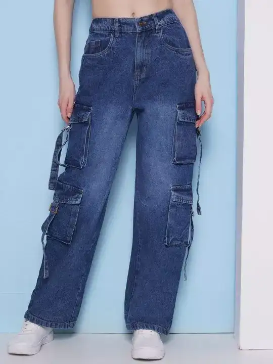 Image for PUELLA-Women'sFlaredHigh-RiseStretchableJeans