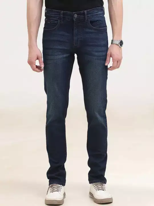 Image for GritandFlair-MenJeanStraightFitLightFadeJeans