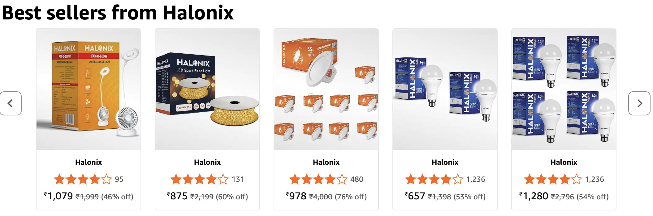 Image for BestsellersfromHalonix