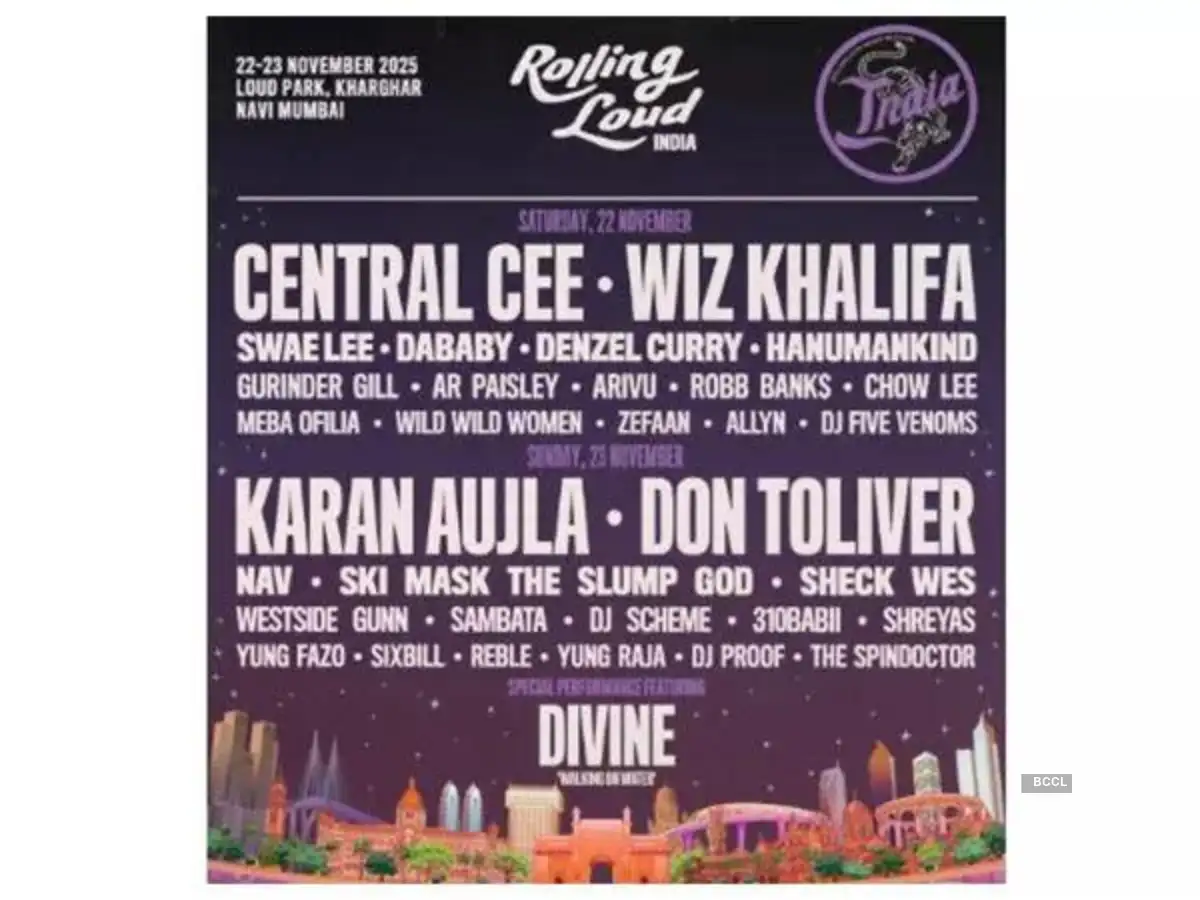 Rolling Loud India 2025: Karan Aujla, Hanumankind, Wiz Khalifa, Central Cee  & global stars to perform in Mumbai; Dates, venue & full line-up inside -  The Economic Times