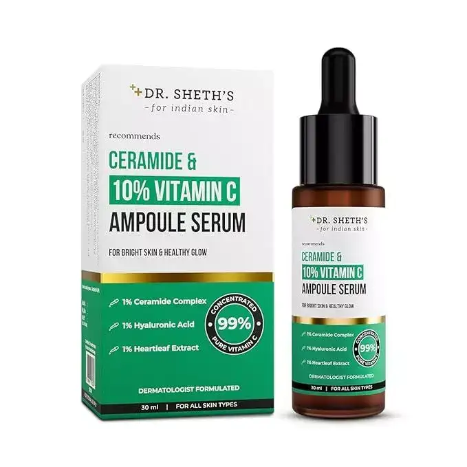 Image for Dr.Sheth'sNon-IrritatingCeramide%2610%25VitaminCAmpouleSerum