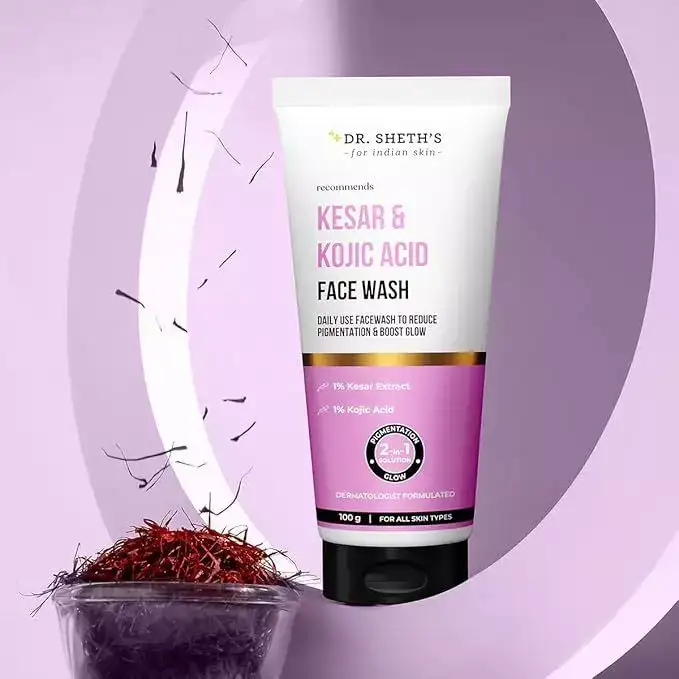 Image for Dr.Sheth'sKesar%26KojicAcidFacewash