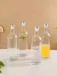 Image for Nestasia-Transparent4PiecesBorosilicateGlassWaterBottles