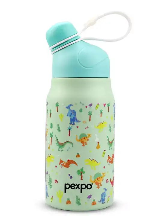 Image for Pexpo-PianoStainlessSteelDoubleWallVacuumSipperFlaskInfuserWaterBottle