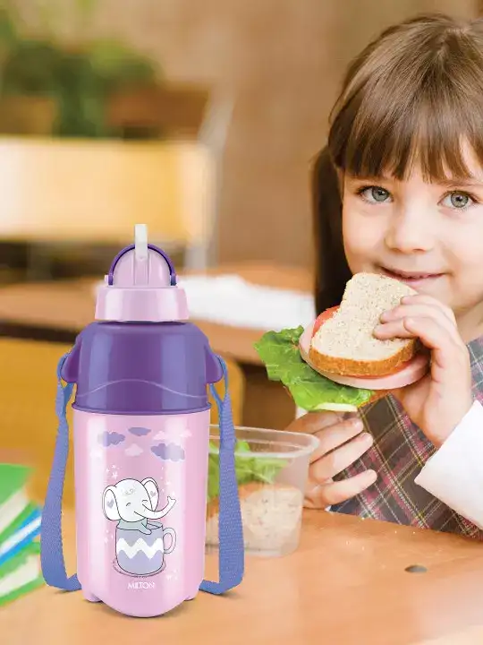 Image for Milton-KoolTrendy400PurplePrintedInsulatedWaterBottle