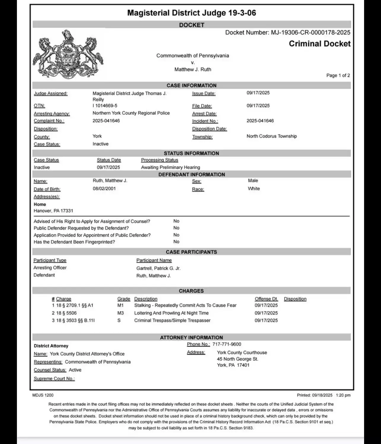 Matthew James Ruth: What happened on Pennsylvania's deadliest day for ...