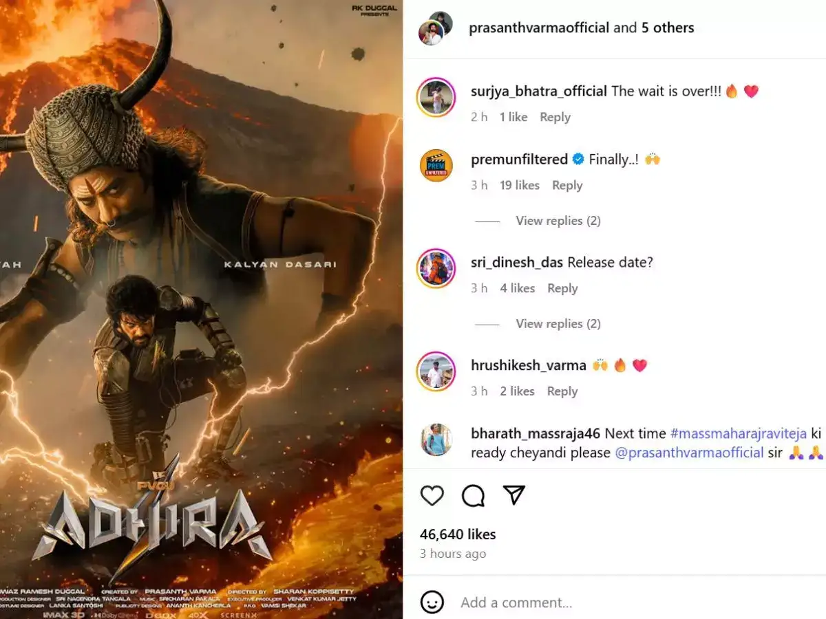Adhira first look out: SJ Suryah turns villain to face off against ...