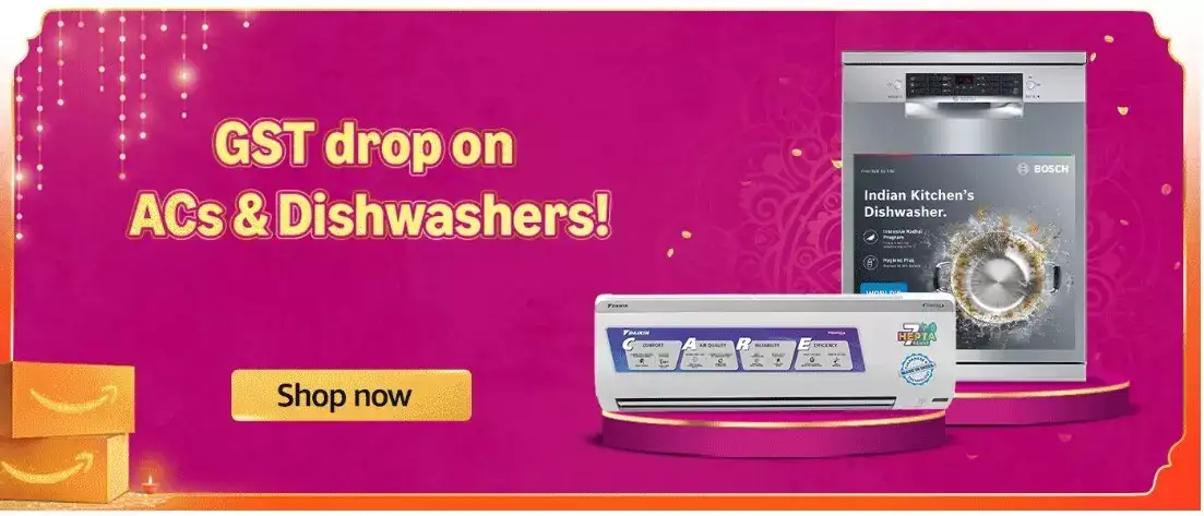 Image for GSTdroponACandDishwashers