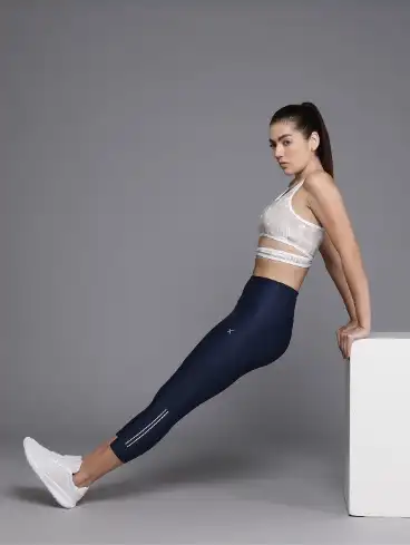 Image for HRXbyHrithikRoshanWomenHigh-RiseSkinnyFitTrainingTights