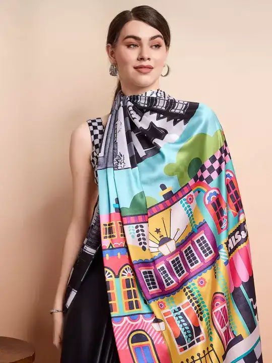 Image for RACHNA-SatinReadytoWearSaree