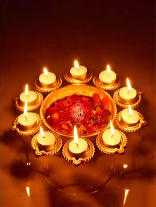 Image for DSHCraftingYourCuriosityGoldTonedTexturedDiyaswithAttachedBowl