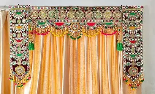 Image for REPTUMDECORTraditionalHandmadeDoorHangingBandarwal