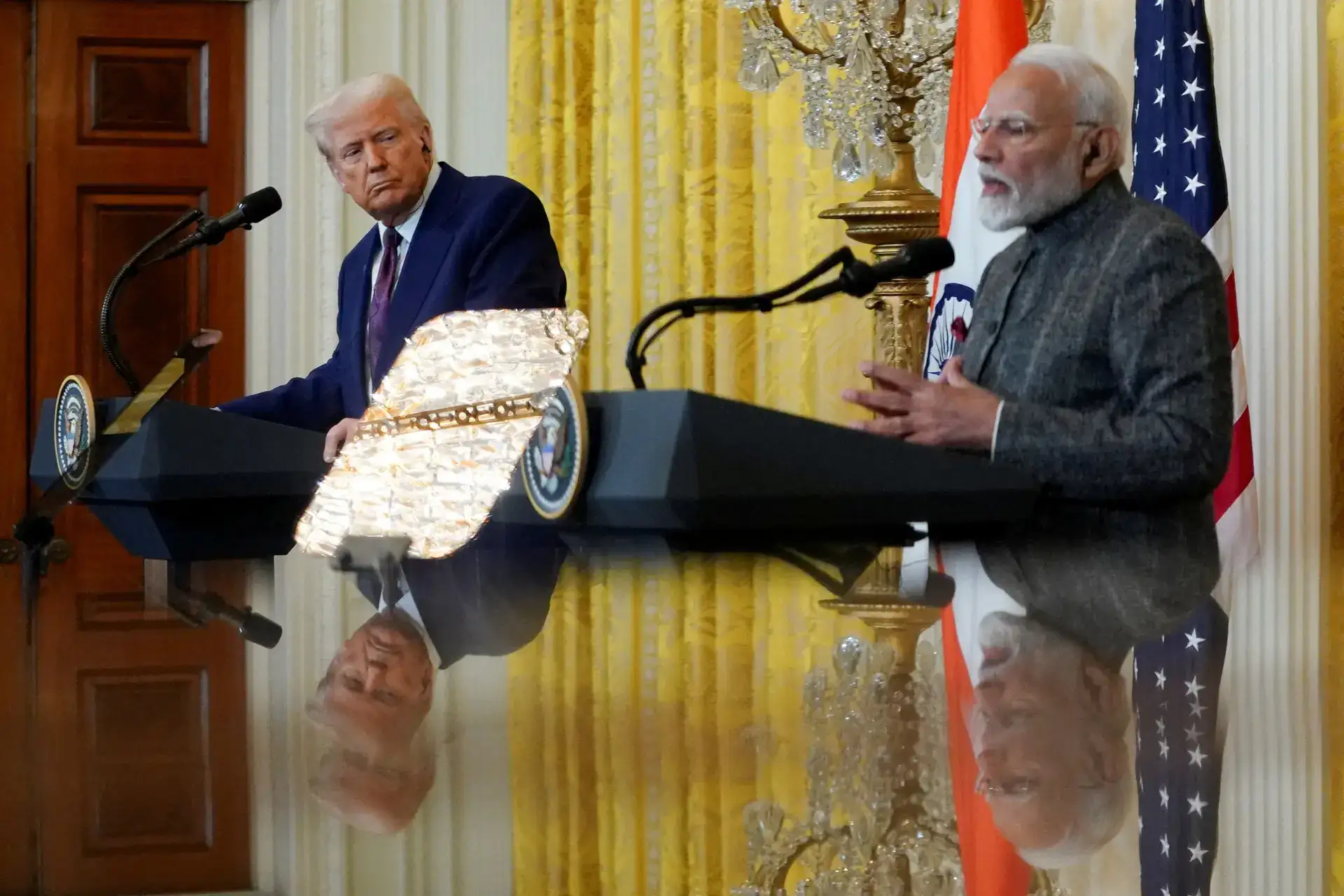 No telephone conversation between Modi & Trump yesterday: MEA counters US President's claim