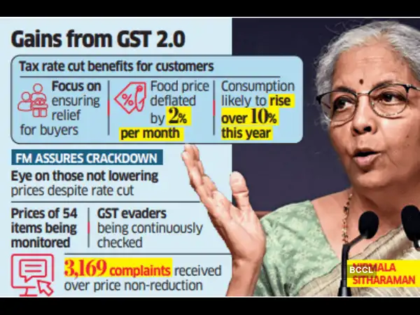 GST reduction boosts sales, consumption likely to stay strong: Sitharaman GST reduction boosts sales, consumption likely to stay strong: Sitharaman