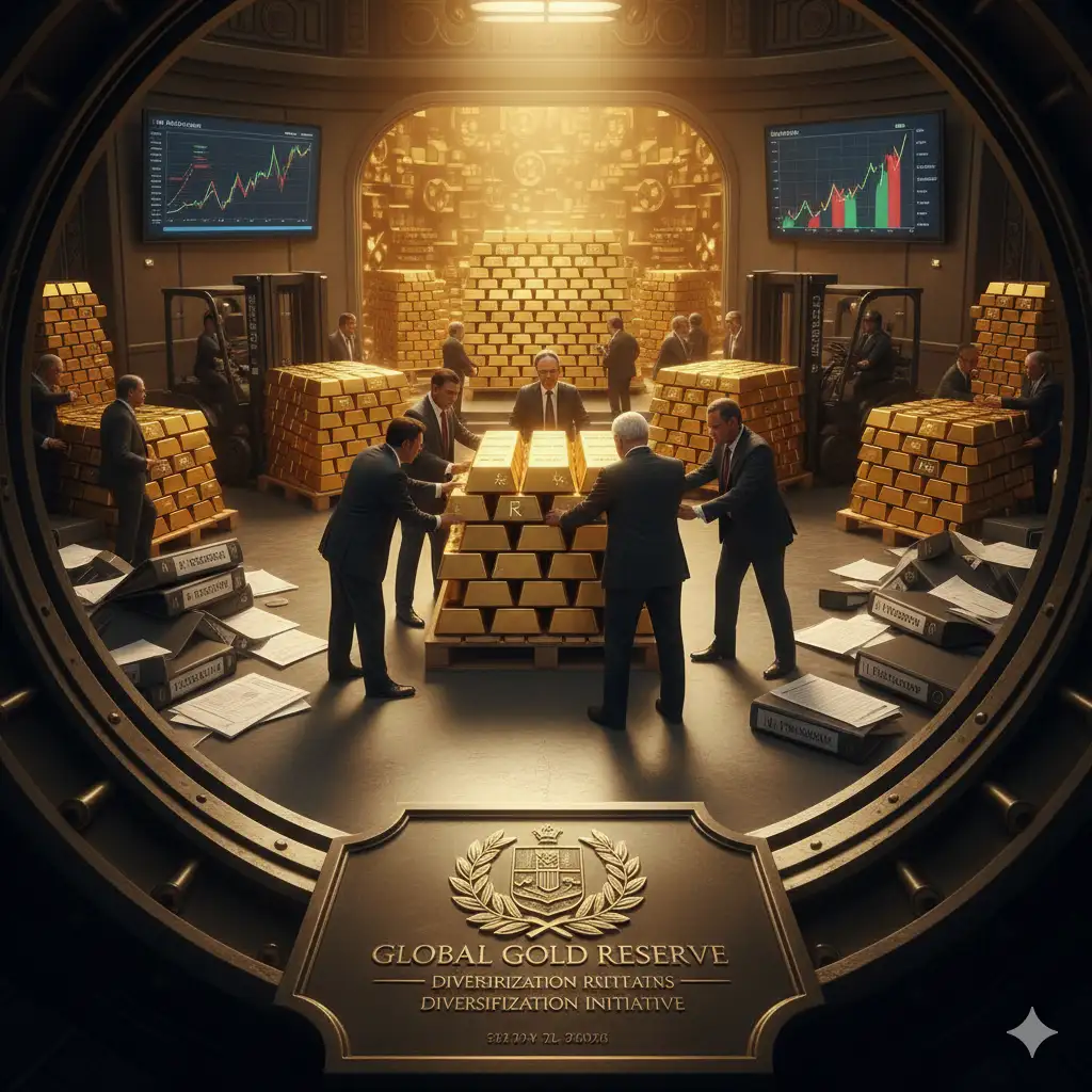 Global central banks cut US T-bill exposure, increase gold reserves