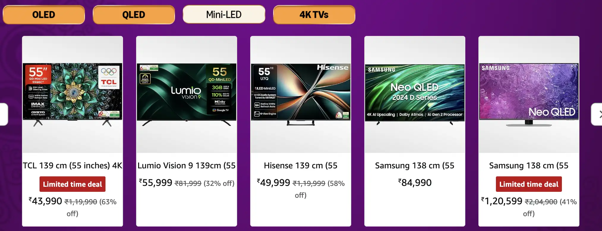 Image for Mini-LEDTVs