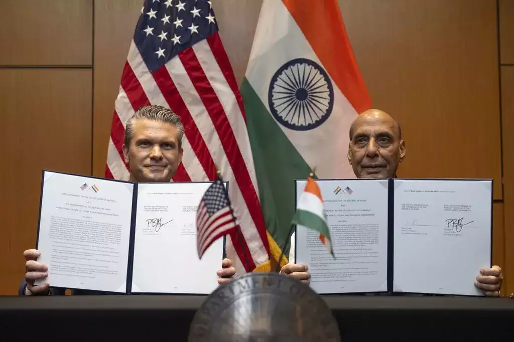 US signs 10-year defence framework with India, says military ties with New Delhi ‘never been stronger’