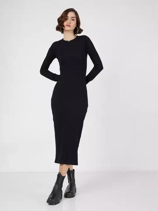 Image for SASSAFRAS-LongSleeveBodyconMidiDress